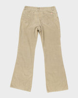 Y2k 00s Tilt Cord Trousers - W30 L33