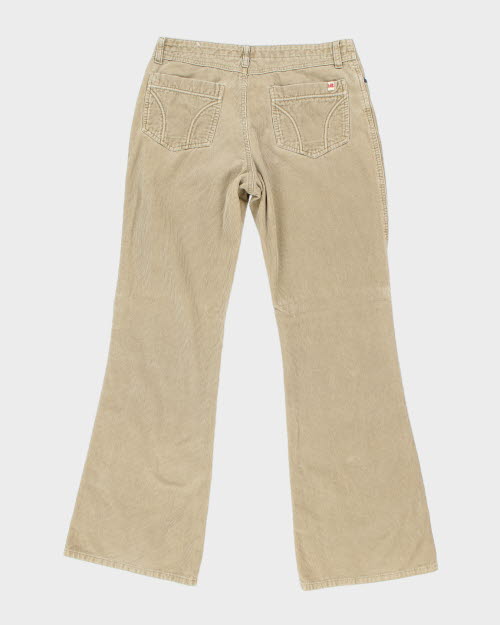 Y2k 00s Tilt Cord Trousers - W30 L33