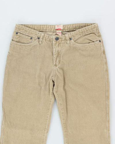 Y2k 00s Tilt Cord Trousers - W30 L33