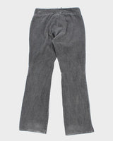 Y2k 00s Red Squared Lace-up Cord Trousers - W30 L32