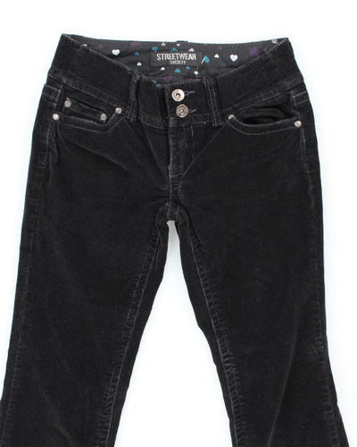 Y2k 00s Streetwear Society Cord Trousers - W28 L32