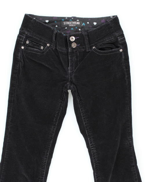 Y2k 00s Streetwear Society Cord Trousers - W28 L32