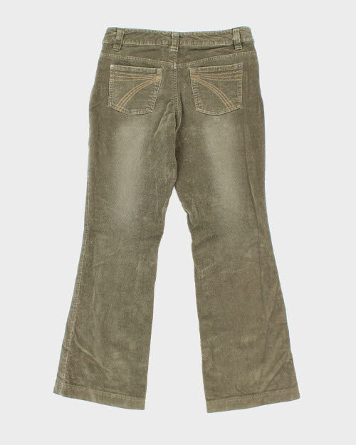 Girl Friend Khaki Corduroy Trousers - W29 L28