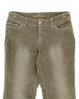 Girl Friend Khaki Corduroy Trousers - W29 L28
