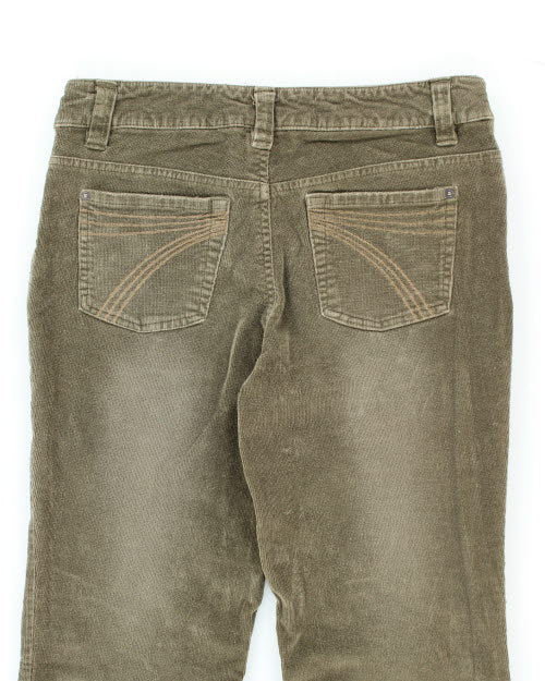 Girl Friend Khaki Corduroy Trousers - W29 L28