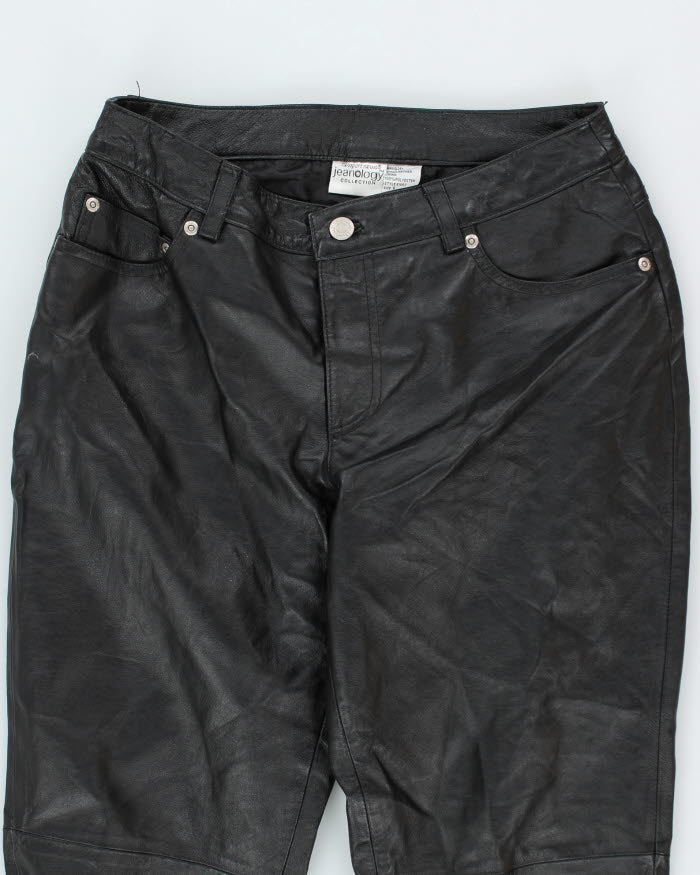 Vintage Jeanology Leather Trousers - W28 L32