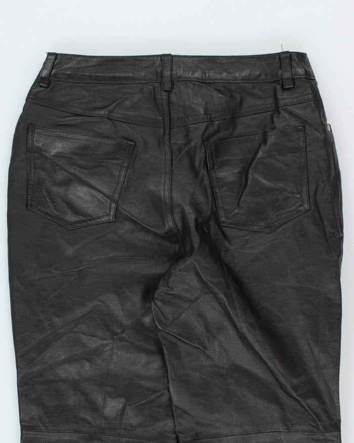 Vintage Jeanology Leather Trousers - W28 L32