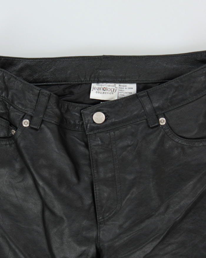 Vintage Jeanology Leather Trousers - W28 L32