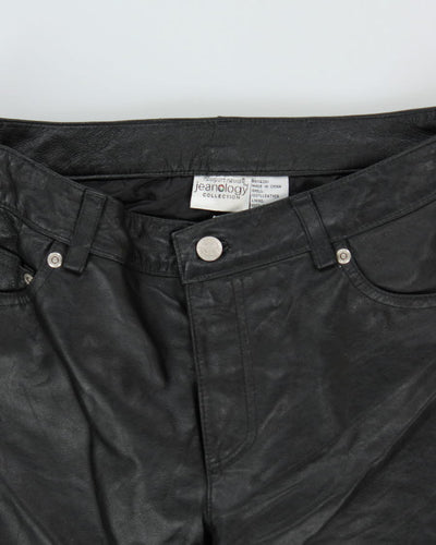 Vintage Jeanology Leather Trousers - W28 L32