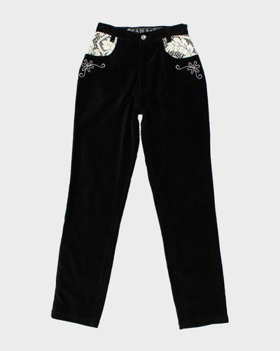 Vintage 90s Zana-Di Velvet Trousers - W26 L30