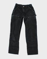 Carhartt Black Double Knee Carpenter Trousers - W30 L32