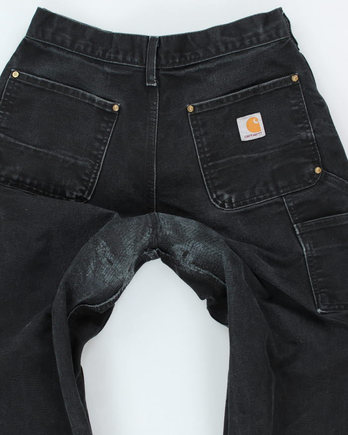 Carhartt Black Double Knee Carpenter Trousers - W30 L32 – Rokit