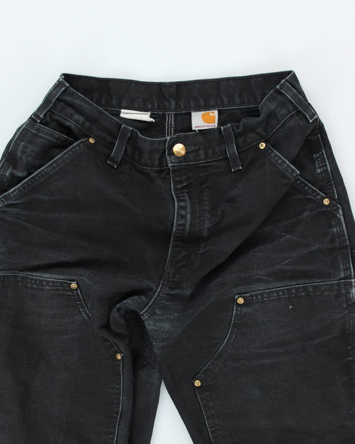 Carhartt Black Double Knee Carpenter Trousers - W30 L32