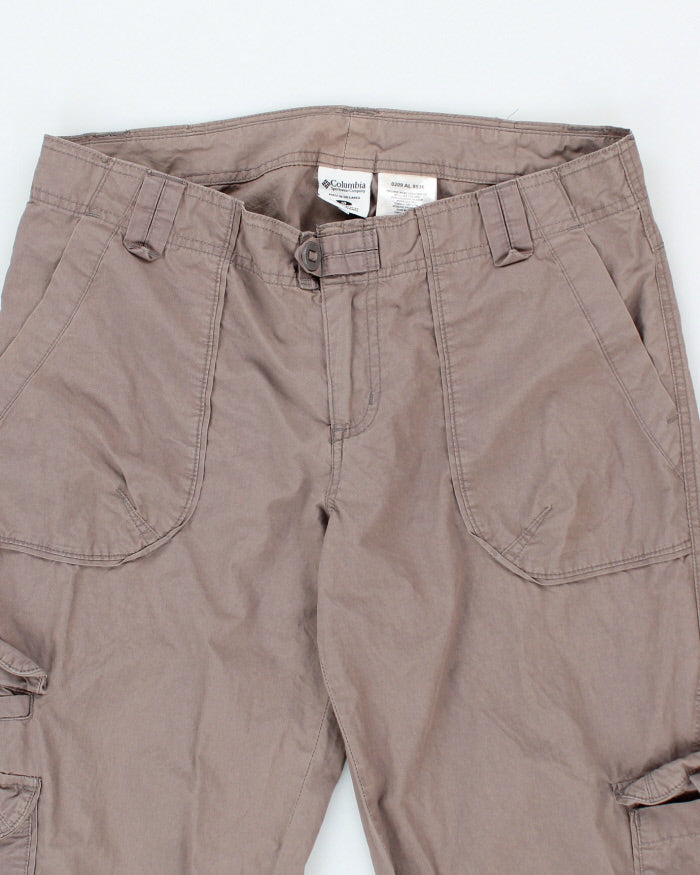 00s Columbia Brown Cargo Trousers - W34 L32