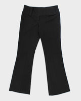Vintage 90s Sirens Black Striped Suit Trousers - W32 L31