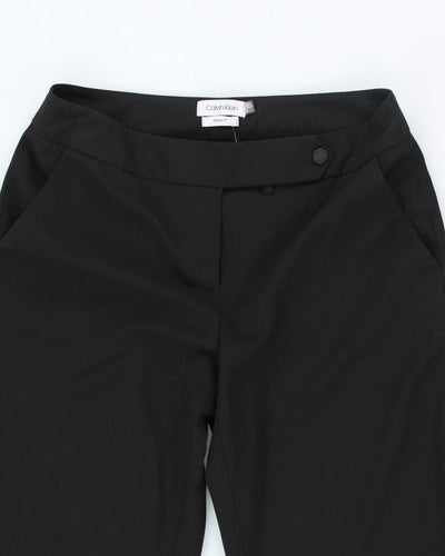 Calvin Klein Black Suit Trousers - W30 L32