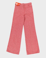 Deadstock Vintage 70s Glove Trousers - W28 L31
