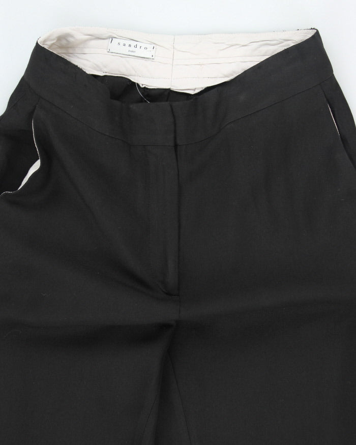 Sandro Black Suit Trousers - W26 L30