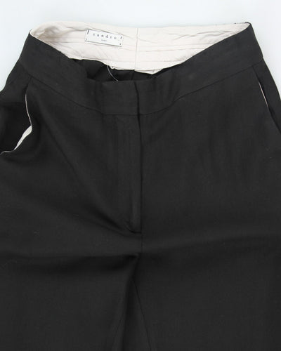 Sandro Black Suit Trousers - W26 L30