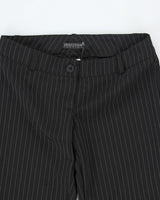 Y2k 00s Seduction Flare Pin Stripe Trousers - W28 L33