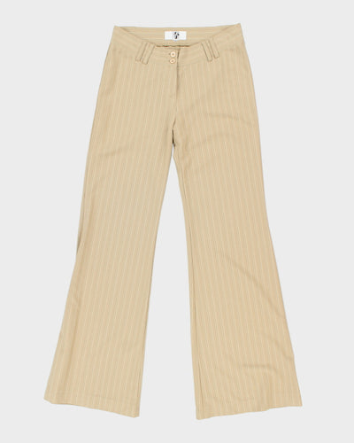 Vintage 90s Brown Stripe Trousers - W30 L33