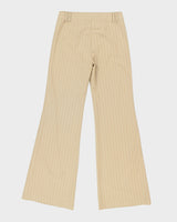 Vintage 90s Brown Stripe Trousers - W30 L33