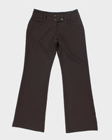 Y2k 00s Suzy Brown Suit Trousers - W32 L32