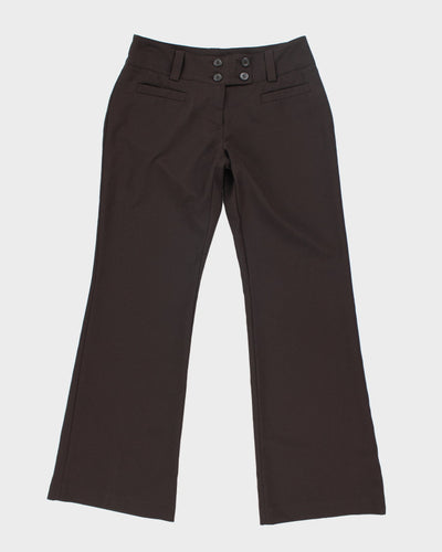 Y2k 00s Suzy Brown Suit Trousers - W32 L32