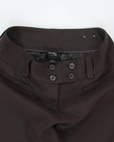Y2k 00s Suzy Brown Suit Trousers - W32 L32