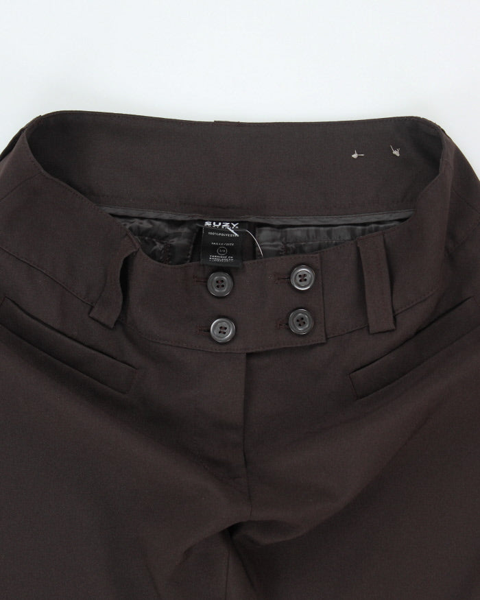 Y2k 00s Suzy Brown Suit Trousers - W32 L32