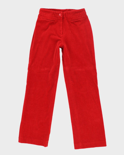 Vintage 90's Yves Saint Laurent Hight Waisted Corduroy Trousers - W24 L29