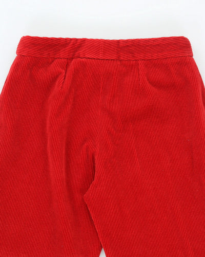 Vintage 90's Yves Saint Laurent Hight Waisted Corduroy Trousers - W24 L29