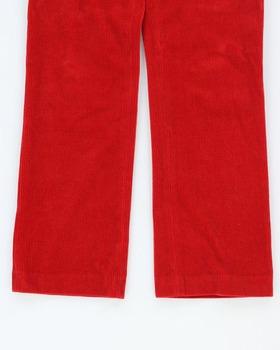 Vintage 90's Yves Saint Laurent Hight Waisted Corduroy Trousers - W24 L29