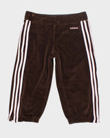 Vintage Y2K Adidas Three Stripe Capri Tracksuit Bottoms - M