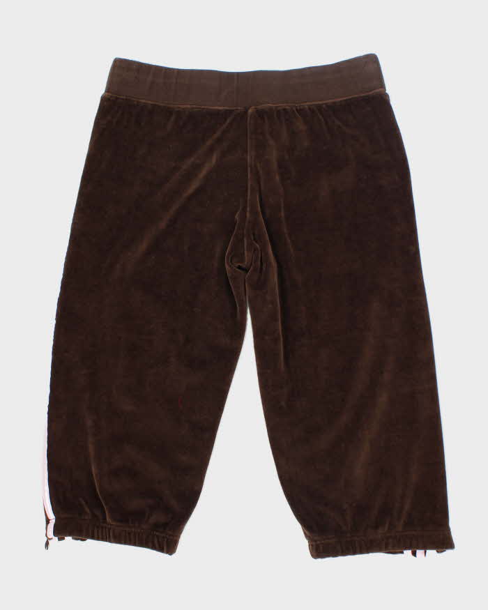 Vintage Y2K Adidas Three Stripe Capri Tracksuit Bottoms - M