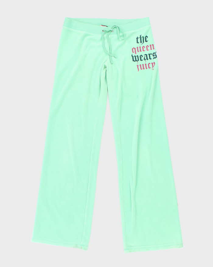 Vintage Juicy Couture Sequined Printed Tracksuit Bottoms - L