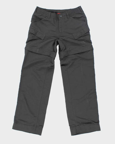 Women's The North Face Grey Zip Off Outdoor Trousers - W30 L30