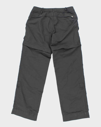 Women's The North Face Grey Zip Off Outdoor Trousers - W30 L30