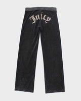 Vintage Y2K Women's Juicy Couture Sequined Tracksuit Bottoms - M
