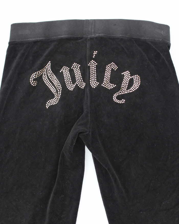 Vintage Y2K Women's Juicy Couture Sequined Tracksuit Bottoms - M