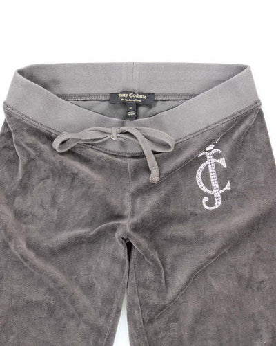 Vintage Y2K Women's Juicy Couture Sequined Tracksuit Bottoms - XS