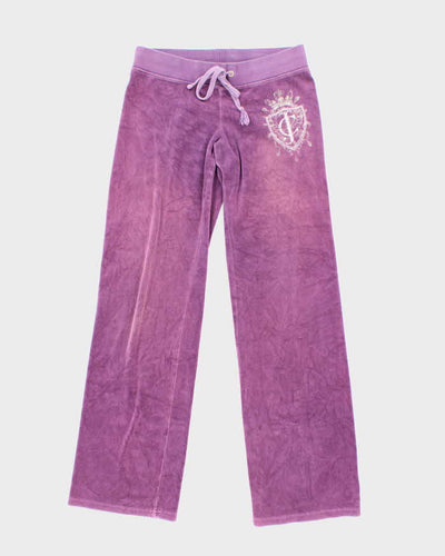 Vintage Y2K Women's Juicy Couture Sequined Tracksuit Bottoms - S