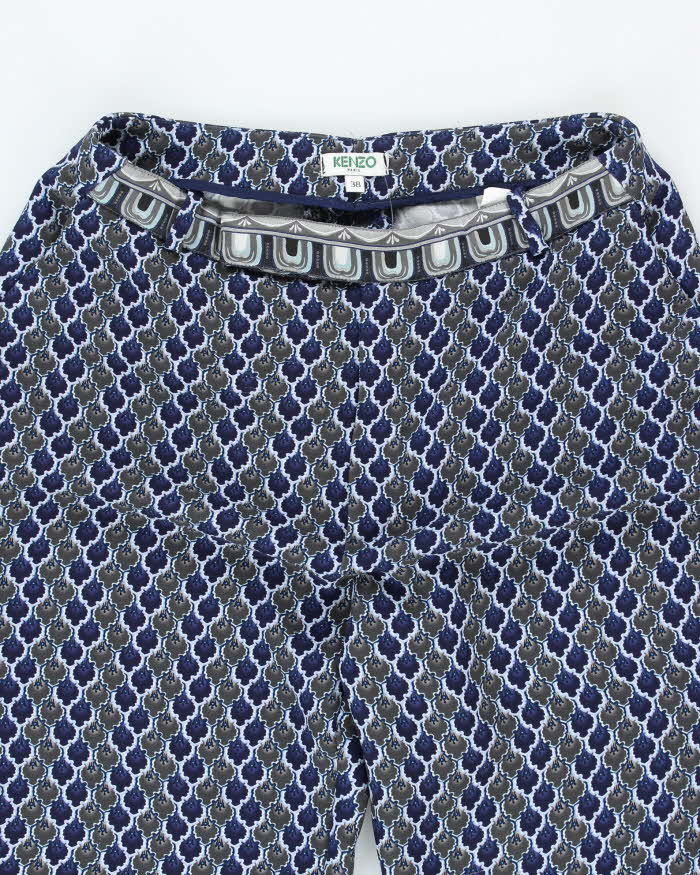 Kenzo Pattern Trousers - W28 L27