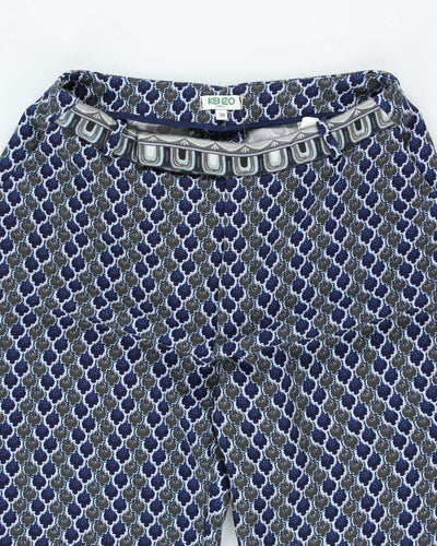 Kenzo Pattern Trousers - W28 L27