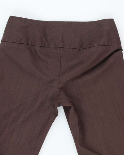 Y2k 00s Guess Brown Suit Trousers - W30 L30