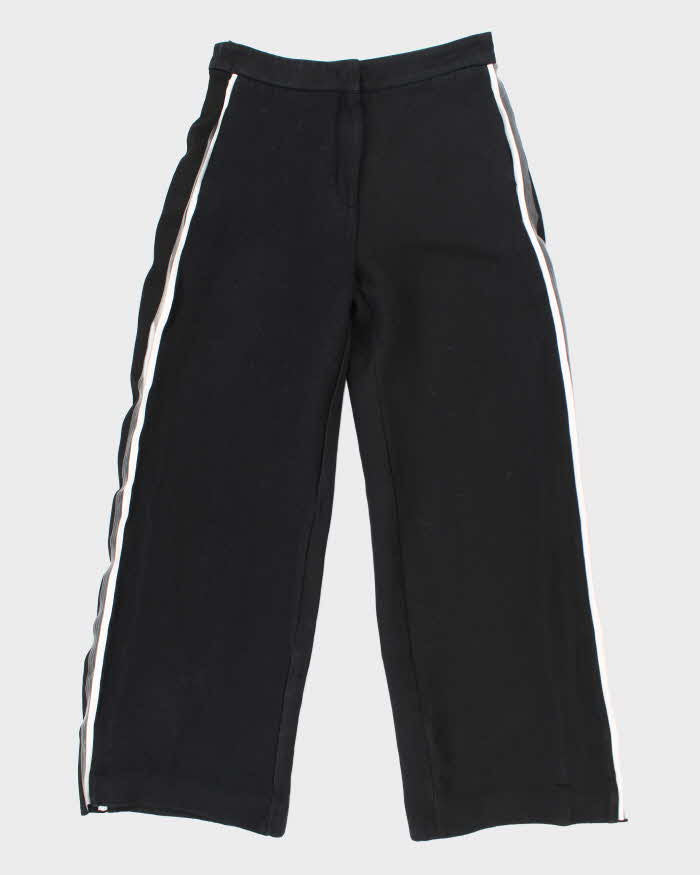 Fendi Wool & Silk Wide Leg Suit Trousers - W30 L31