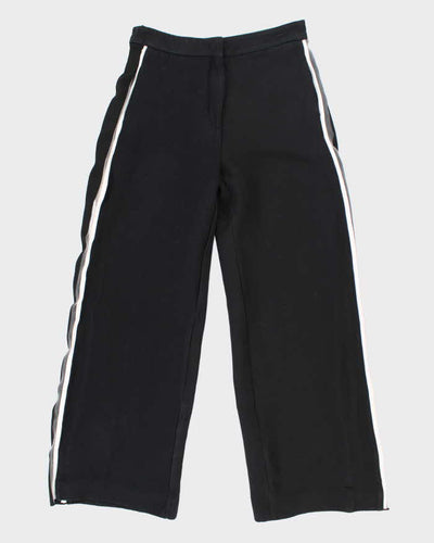 Fendi Wool & Silk Wide Leg Suit Trousers - W30 L31