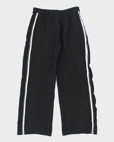 Fendi Wool & Silk Wide Leg Suit Trousers - W30 L31