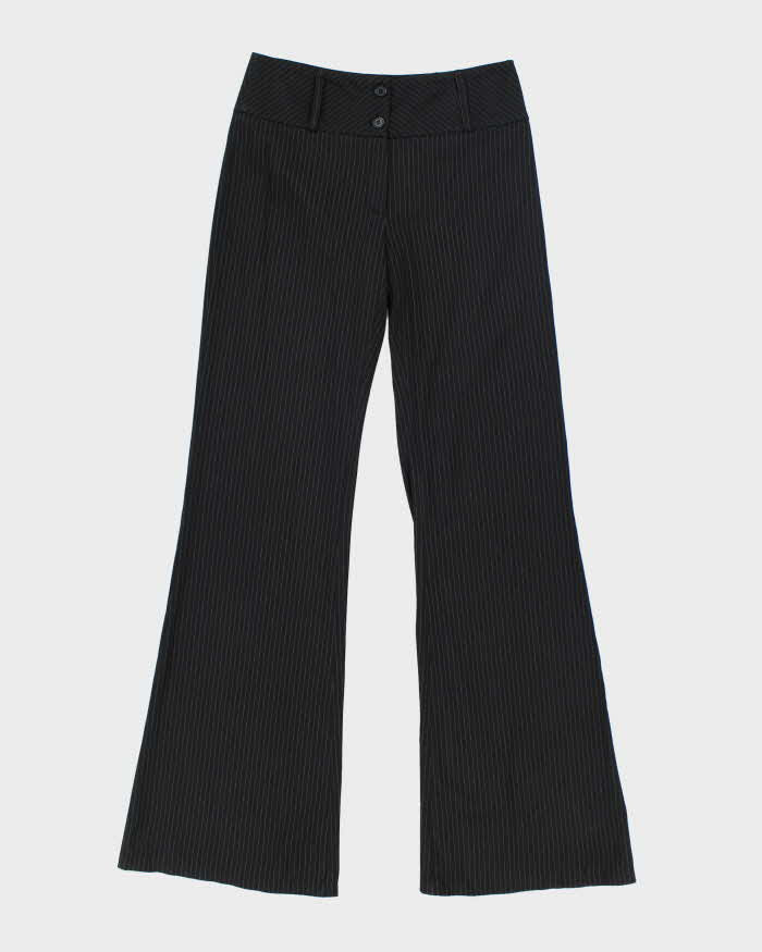 Y2k 00s Teenflo Striped Flare Suit Trousers - W28 L33