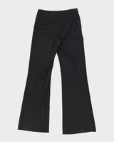 Y2k 00s Teenflo Striped Flare Suit Trousers - W28 L33